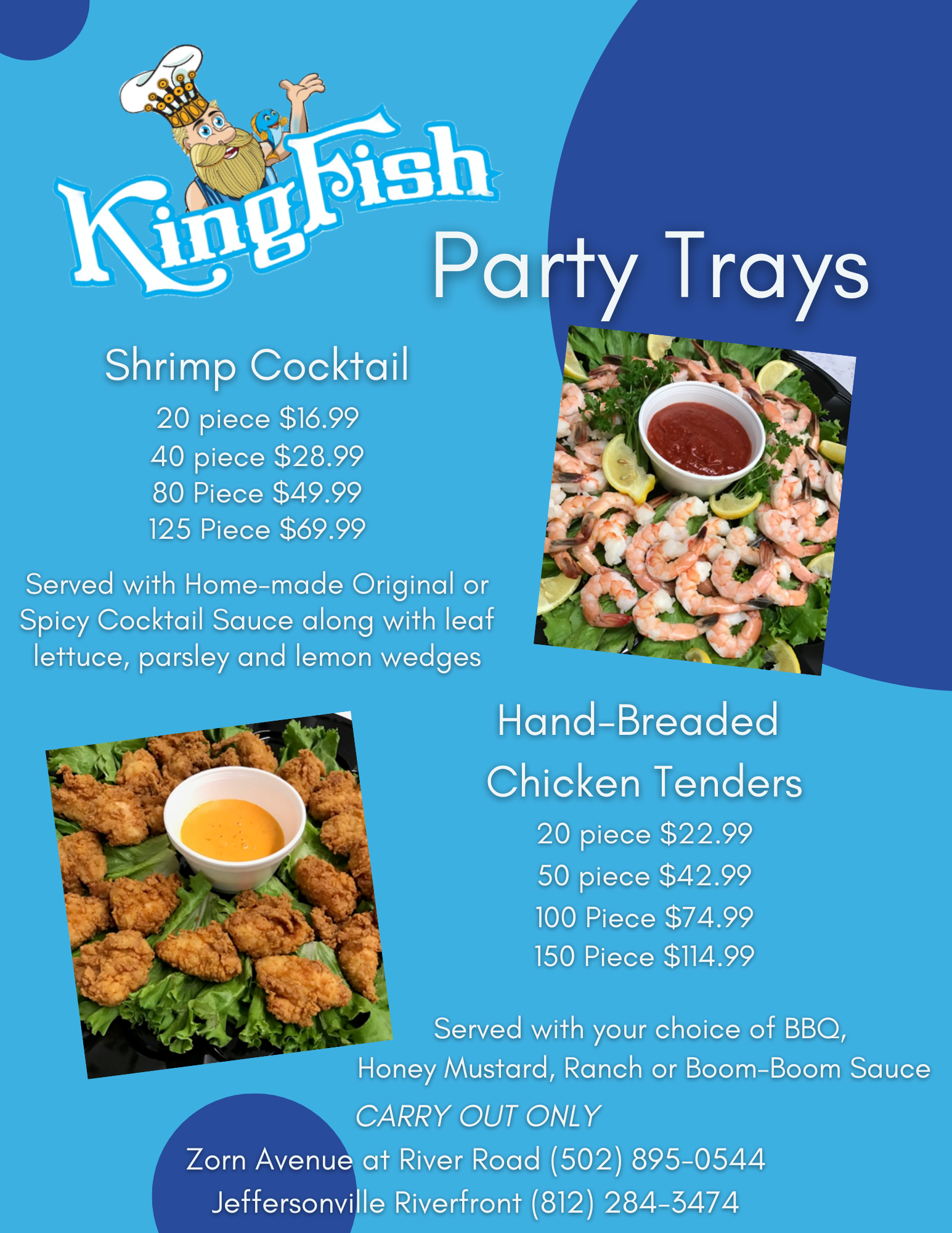 Kingfish menu cheap